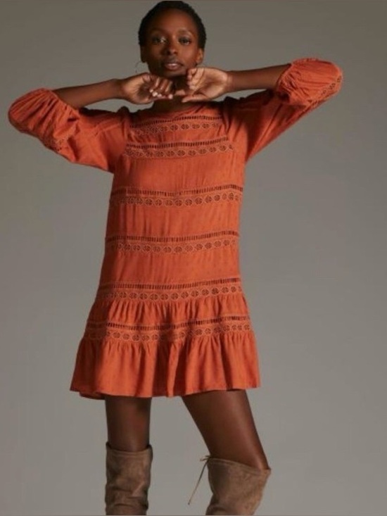Anthropologie Dresses & Skirts - Anthropologie Tiered Mini Dress
